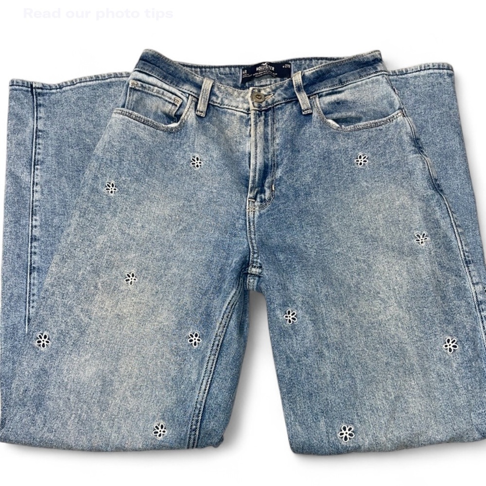 Hollister Light Blue Straight Leg Jeans size 4 regular